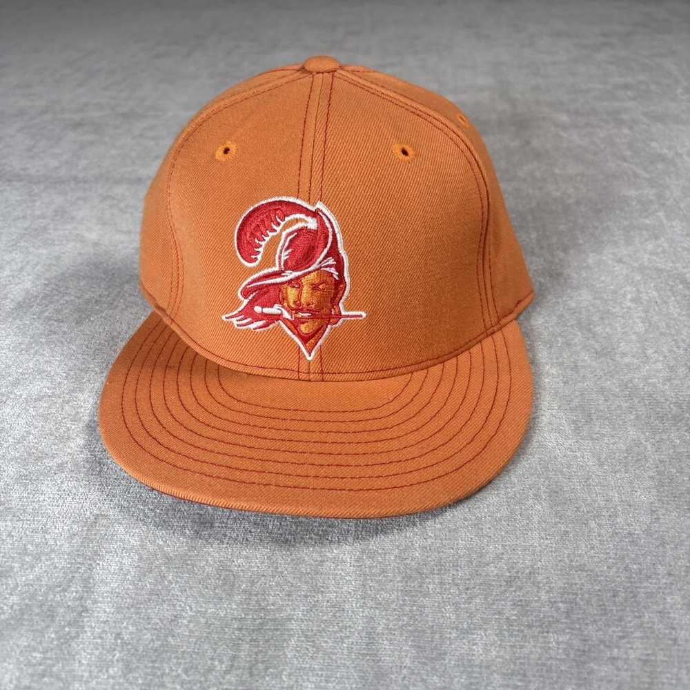 Tampa Bay Buccaneers Hat 7 3/8 New Era 59Fifty Orange NFL Fitted